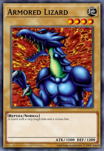 Armored Lizard Common DB1-EN143 Dark Beginning 1 Yugioh card
