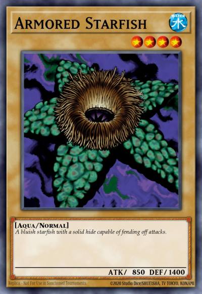 Armored Starfish Common LOB-116 Legend of Blue Eyes White Dragon Yugioh card