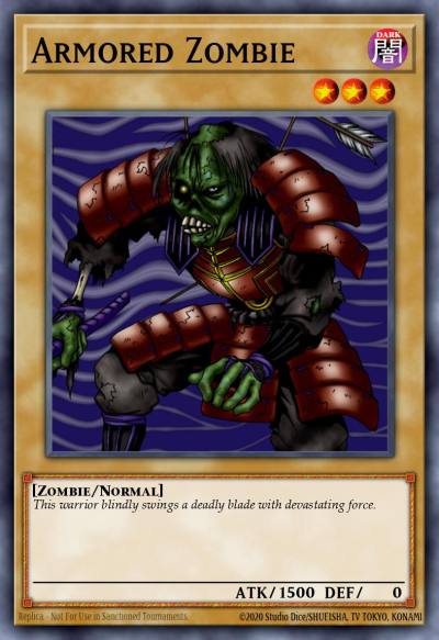 Armored Zombie Common DB1-EN149 Dark Beginning 1 Yugioh card