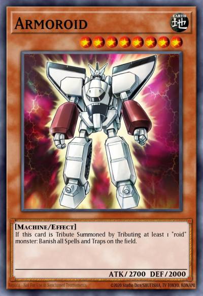 Armoroid Super Rare CRMS-EN099 Crimson Crisis Yugioh card