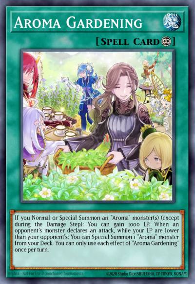 Aroma Gardening Common CHIM-EN059 Chaos Impact Yugioh card