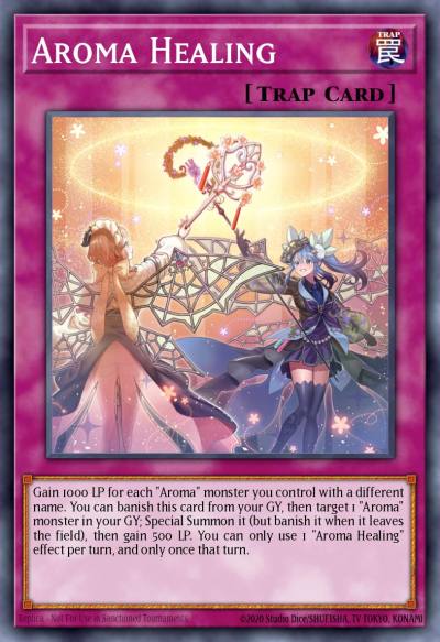 Aroma Healing Common PHNI-EN077 Phantom Nightmare Yugioh card