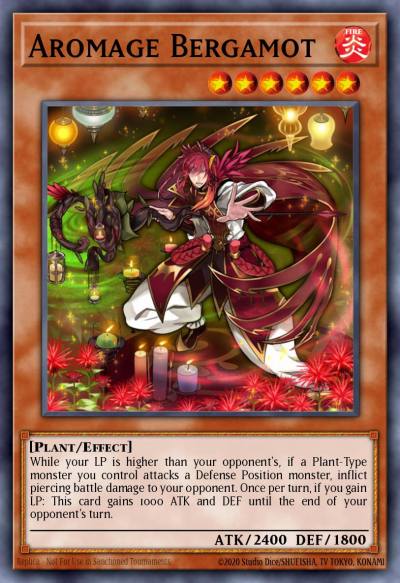 Aromage Bergamot Rare CORE-EN037 Clash of Rebellions Yugioh card