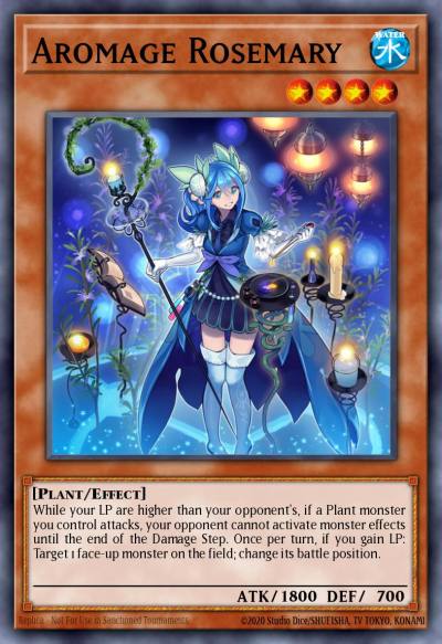 Aromage Rosemary Ultra Rare CORE-EN036 Clash of Rebellions Yugioh card