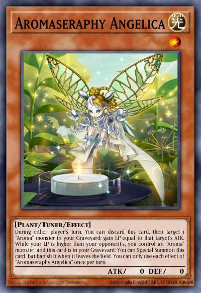 Aromaseraphy Angelica Common INOV-EN031 Invasion Vengeance Yugioh card