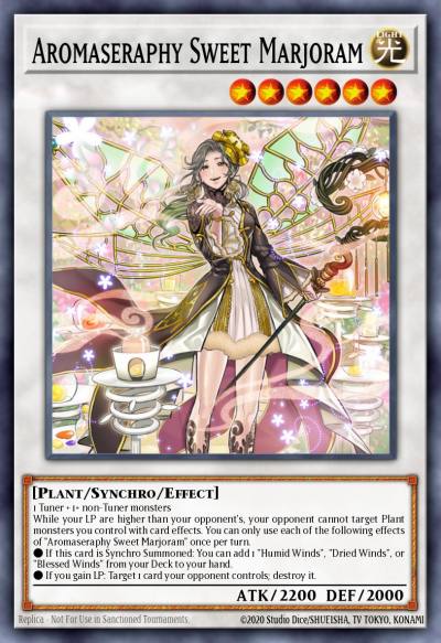 Aromaseraphy Sweet Marjoram Super Rare CHIM-EN034 Chaos Impact Yugioh card
