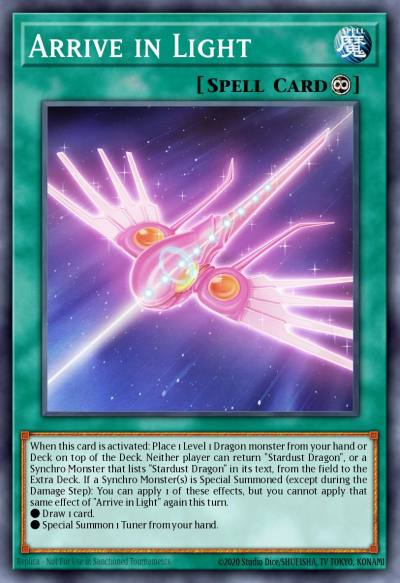 Arrive in Light Ultra Rare BLGG-EN119 Battles of Legend: Glorious Gallery Yugioh card