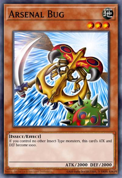 Arsenal Bug Rare BP03-EN004 Battle Pack 3 Monster League Yugioh card
