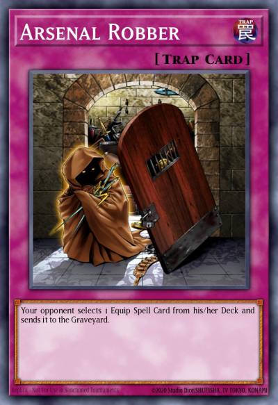 Arsenal Robber Common DCR-048 Dark Crisis Yugioh card