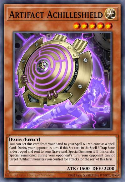 Artifact Achilleshield Common MP15-EN010 2015 Mega-Tin Mega Pack Yugioh card
