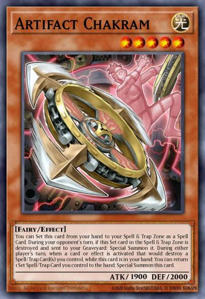 Artifact Chakram Common MP15-EN088 2015 Mega-Tin Mega Pack Yugioh card