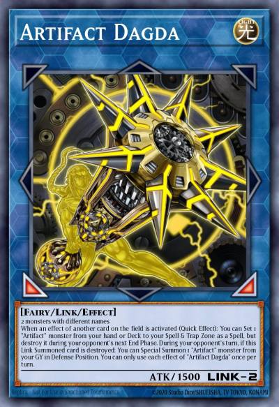 Artifact Dagda Ultra Rare DUOV-EN019 Duel Overload Yugioh card