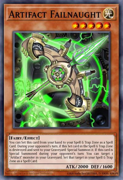 Artifact Failnaught Common MP15-EN008 2015 Mega-Tin Mega Pack Yugioh card