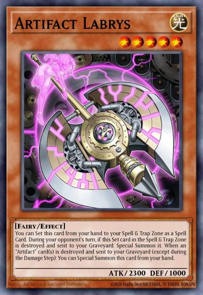 Artifact Labrys Common MP15-EN011 2015 Mega-Tin Mega Pack Yugioh card