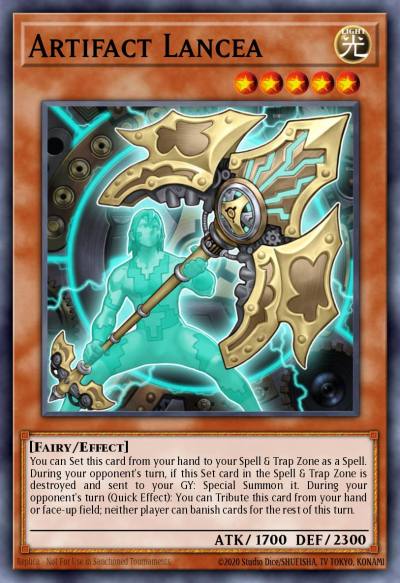 Artifact Lancea Common MP15-EN089 2015 Mega-Tin Mega Pack Yugioh card