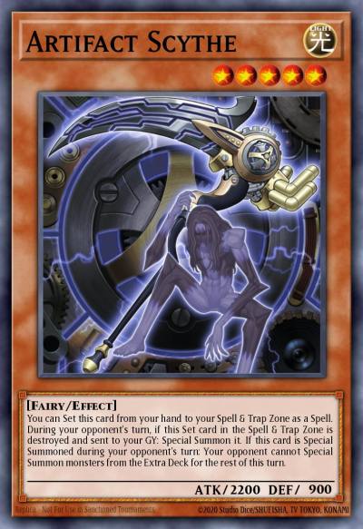 Artifact Scythe Super Rare MP15-EN001 2015 Mega-Tin Mega Pack Yugioh card