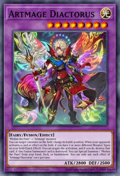 Artmage Diactorus Secret Rare DUAD-EN032 Duelists Advance Yugioh card
