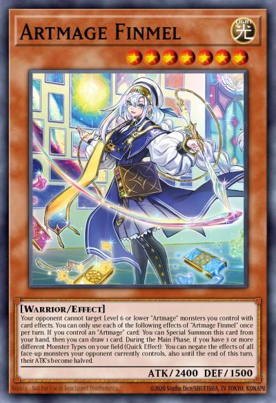 Artmage Finmel Secret Rare DUAD-EN009 Duelists Advance Yugioh card