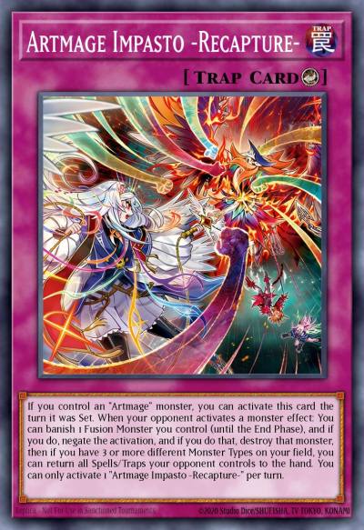 Artmage Impasto -Recapture- Common BLZD-EN072 Blazing Dominion Yugioh card