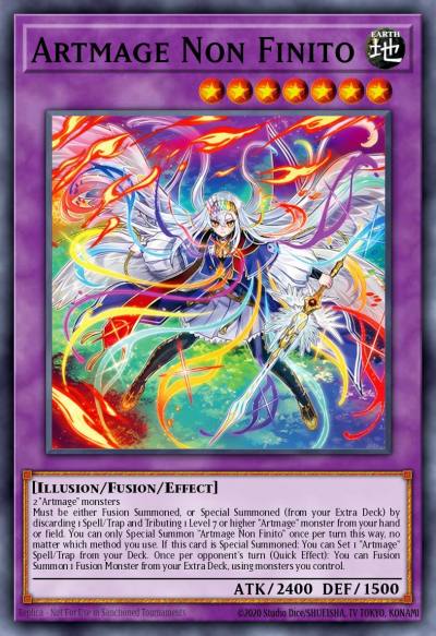 Artmage Non-Finito Starlight Rare BPRO-EN035 Burst Protocol Yugioh card