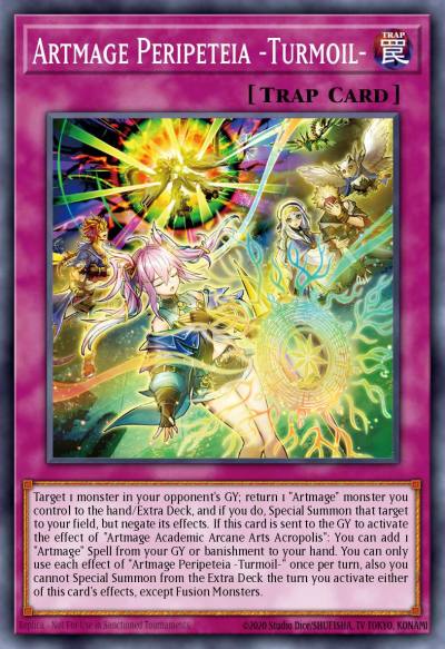 Artmage Peripeteia -Turmoil- Common DOOD-EN075 Doom of Dimensions Yugioh card