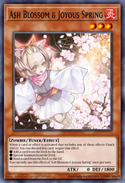 Ash Blossom and Joyous Spring Prismatic Secret Rare MP22-EN257 2022 Tin of the Pharaohs Gods Yugioh card