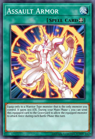 Assault Armor Rare CRMS-EN092 Crimson Crisis Yugioh card