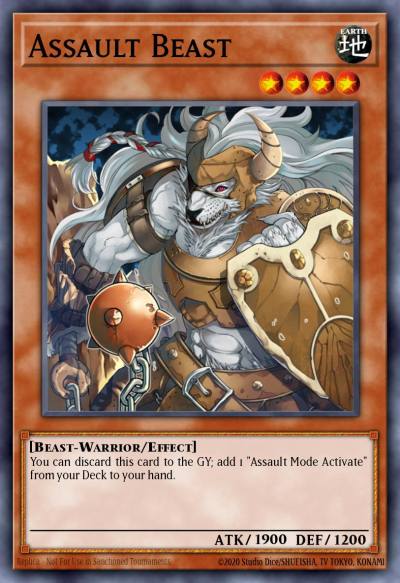 Assault Beast Rare CRMS-EN024 Crimson Crisis Yugioh card