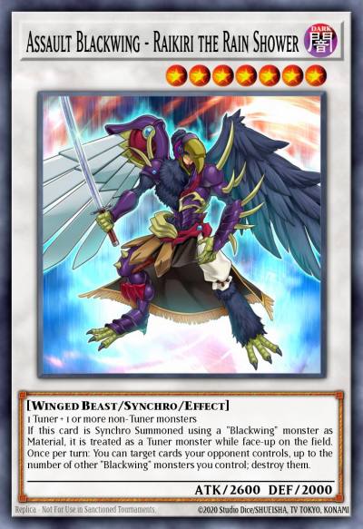 Assault Blackwing - Raikiri the Rain Shower Ultra Rare MP16-EN141 2016 Mega-Tin Mega Pack Yugioh card