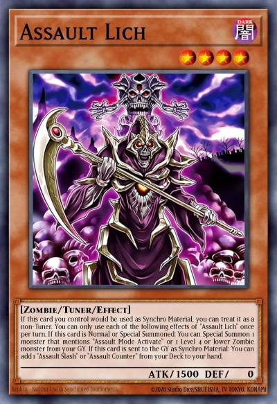 Assault Lich Common BPRO-EN009 Burst Protocol Yugioh card