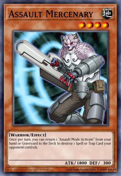Assault Mercenary Common CRMS-EN023 Crimson Crisis Yugioh card