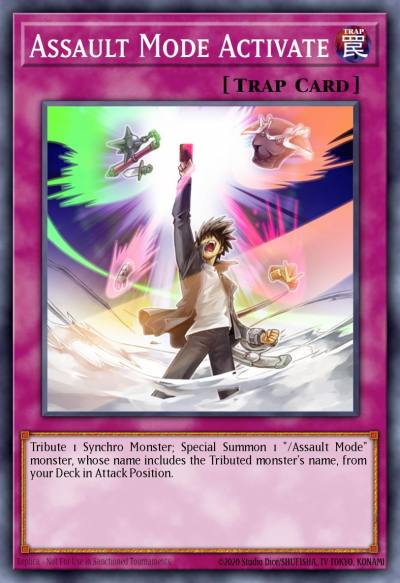 Assault Mode Activate Common CRMS-EN063 Crimson Crisis Yugioh card