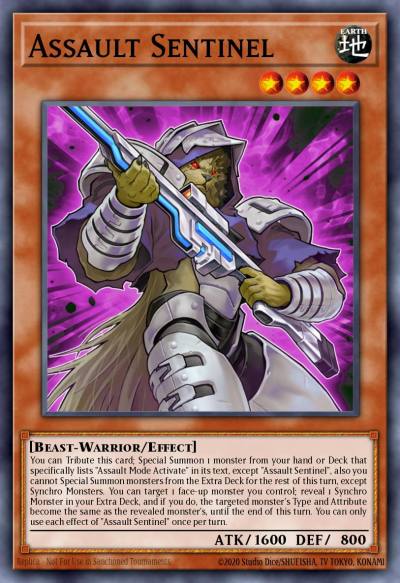 Assault Sentinel Common DANE-EN011 Dark Neostorm Yugioh card