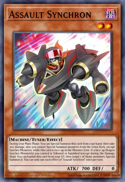 Assault Synchron Common MP25-EN450 2025 Mega-Pack Tin Yugioh card