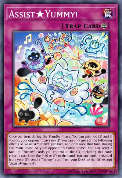 Assist★Yummy! Common BPRO-EN076 Burst Protocol Yugioh card