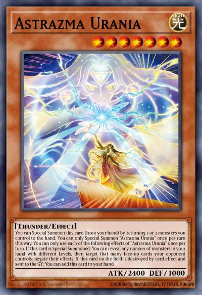 Astrazma Urania Ultra Rare WI26-EN015 Winner's Pack 2026-2027 Yugioh card