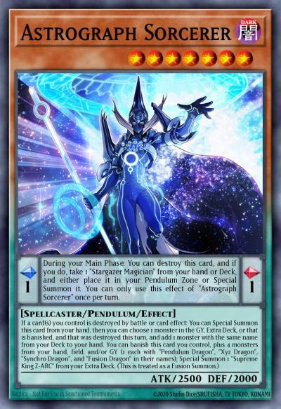 Astrograph Sorcerer Ultra Rare MP25-EN271 2025 Mega-Pack Tin Yugioh card