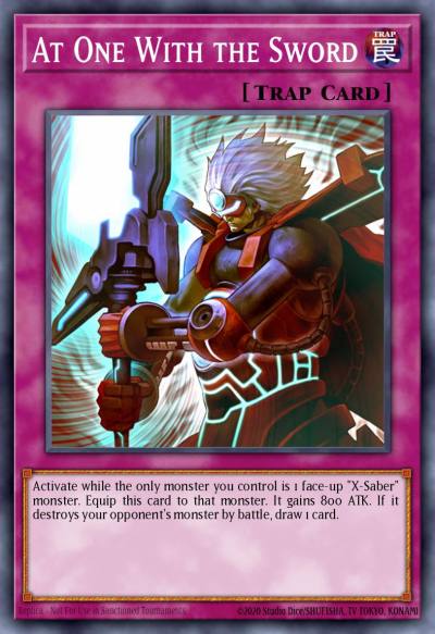 At One With the Sword Common ANPR-EN079 Ancient Prophecy Yugioh card