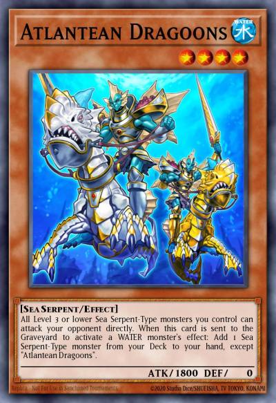 Atlantean Dragoons Ultimate Rare AP02-EN001 Astral Pack Two Yugioh card