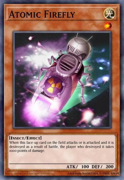 Atomic Firefly Common AST-024 Ancient Sanctuary Yugioh card
