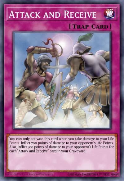 Attack and Receive Common DB1-EN173 Dark Beginning 1 Yugioh card