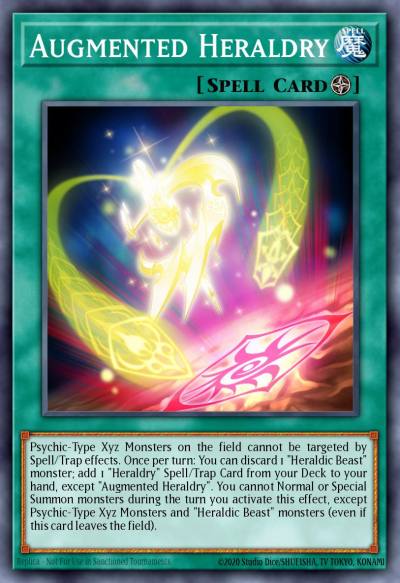 Augmented Heraldry Common OP28-EN023 OTS Tournament Pack 28 Yugioh card