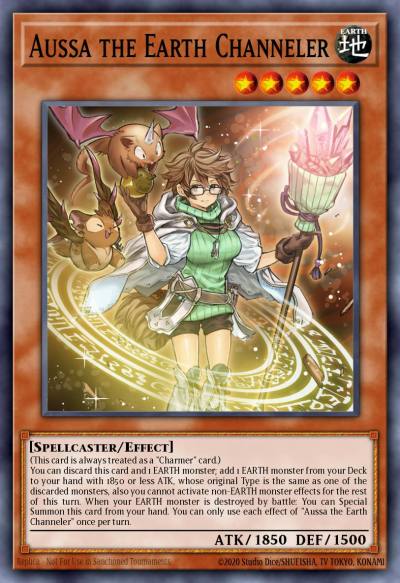 Aussa the Earth Channeler Ultra Rare CH02-EN012 THE CHRONICLES DECK: Spirit Charmers (All-Foil Edition) Yugioh card