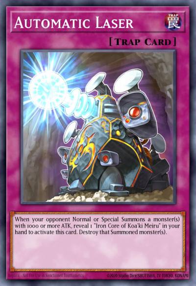 Automatic Laser Common RGBT-EN074 Raging Battle Yugioh card