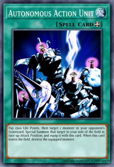 Autonomous Action Unit Common BP02-EN140 Battle Pack 2 War of the Giants Yugioh card