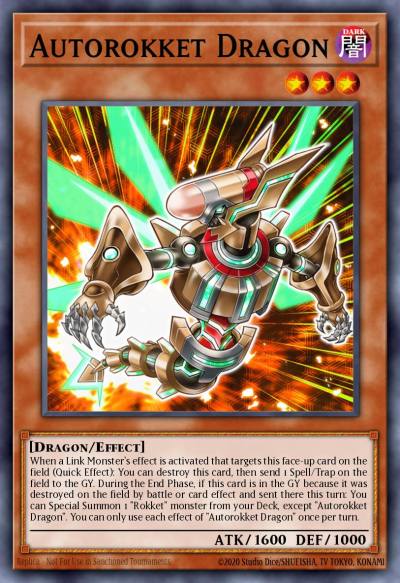 Autorokket Dragon Super Rare MP18-EN111 2018 Mega-Tin Mega Pack Yugioh card