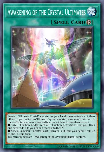 Awakening of the Crystal Ultimates Common SDCB-EN016 Structure Deck Legend of the Crystal Beasts Yugioh card