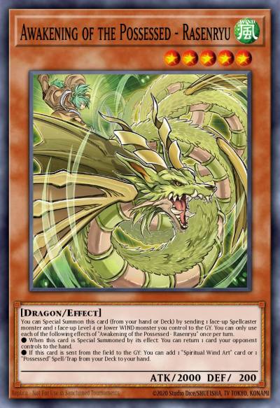 Awakening of the Possessed - Rasenryu Common MP21-EN178 2021 Tin of Ancient Battles Yugioh card