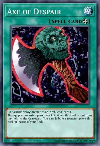 Axe of Despair Common YS15-END14 2-Player Starter Deck Yuya & Declan Yugioh card