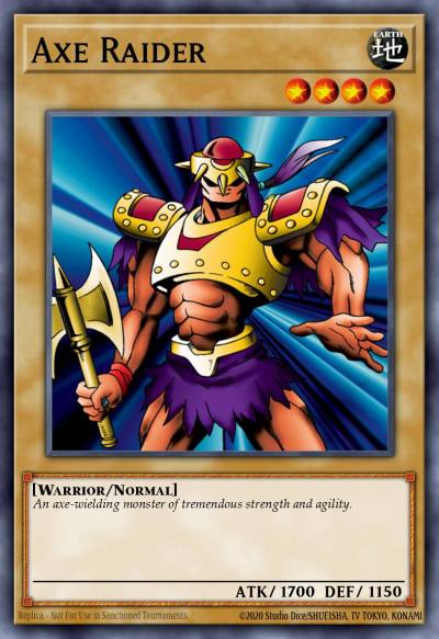 Axe Raider Common DB2-EN092 Dark Beginning 2 Yugioh card